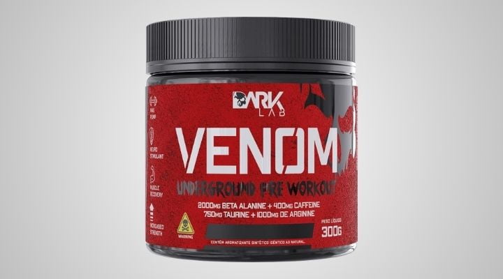 Pré-treino Venom é bom