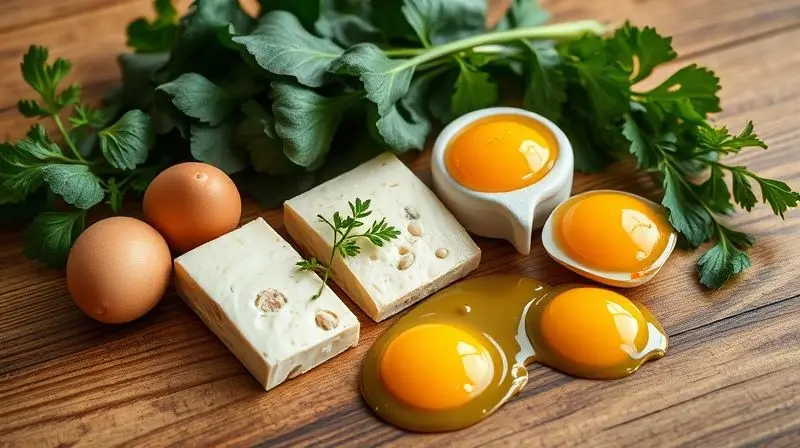 Alimentos naturais ricos em vitamina K2 como natto e queijos fermentados.