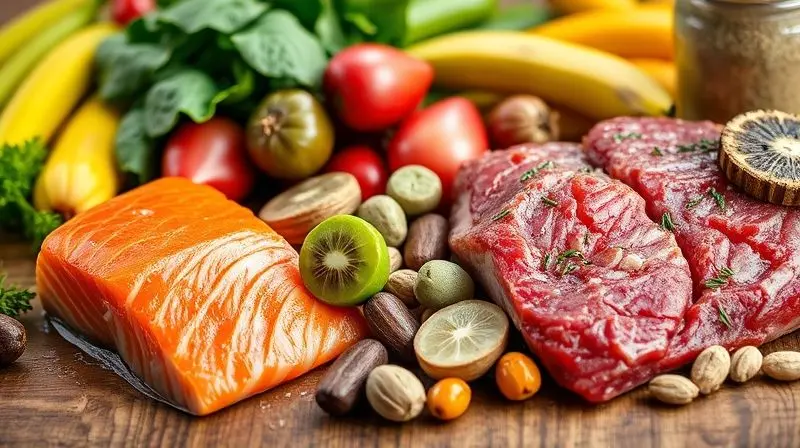 Alimentos naturais ricos em vitaminas essenciais para dieta de lactantes.
