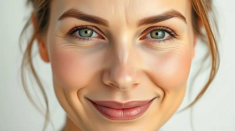 Pele facial radiante e uniforme após uso de vitamina C, ilustrando benefícios como antienvelhecimento e proteção antioxidante.