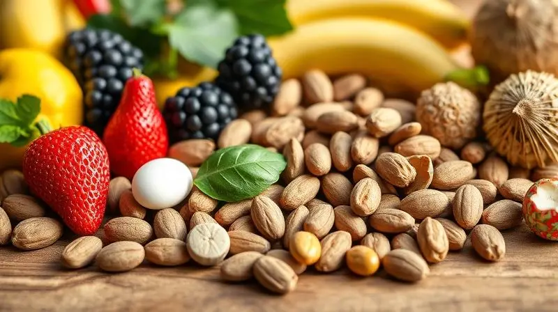 Ingredientes nutritivos e adequados para composição de vitaminas infantis.