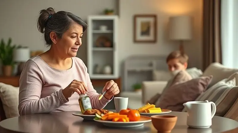 Paciente bariátrico seguindo dicas de cuidados e suplementação no pós-operatório.