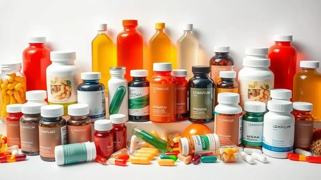 Variedade de multivitamínicos unbranded para diferentes públicos em 2025, ideais para saúde geral e bem-estar.