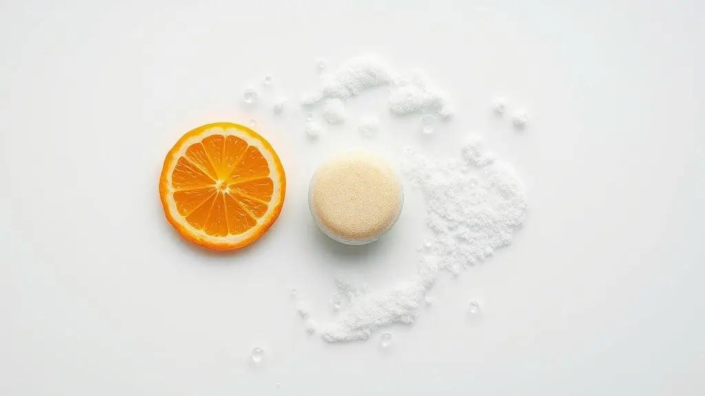 Imagem de suplemento de vitamina C efervescente dissolvendo em água, ideal para combater gripe e fortalecer imunidade.