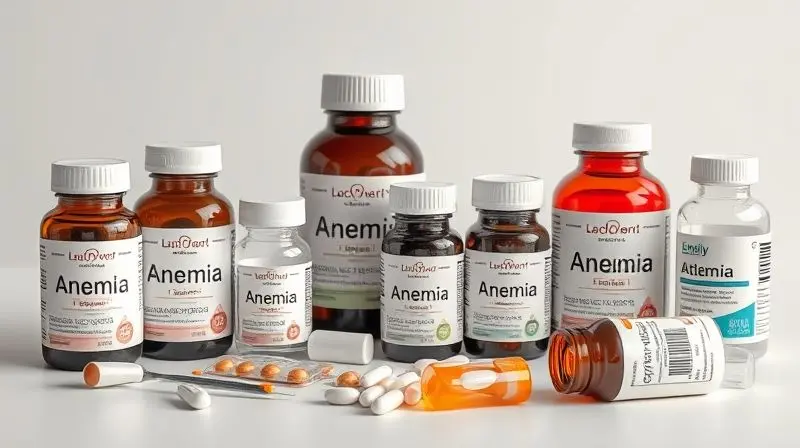 Tratamentos gerais e suplementos para anemia, opções eficazes de medicação.