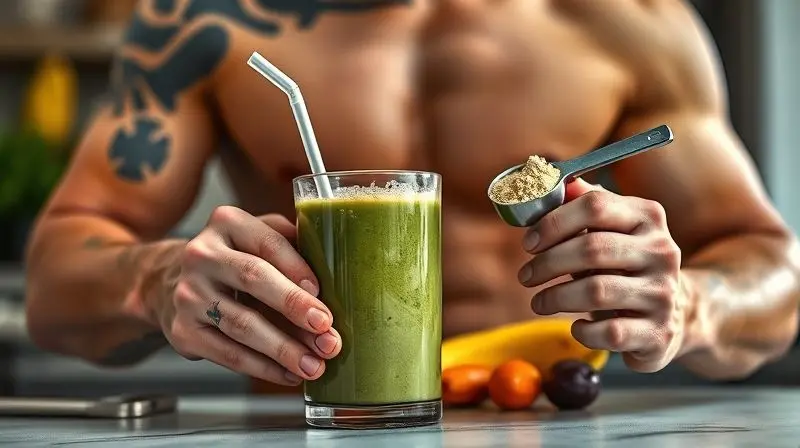 Suplementos vitamínicos para atletas e vegetarianos homens, otimizados para performance e nutrição.
